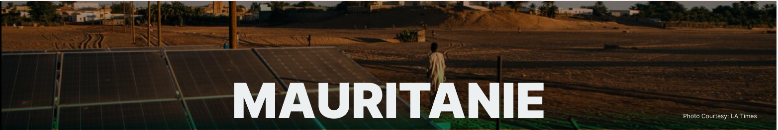 Photo de couverture de la Mauritanie